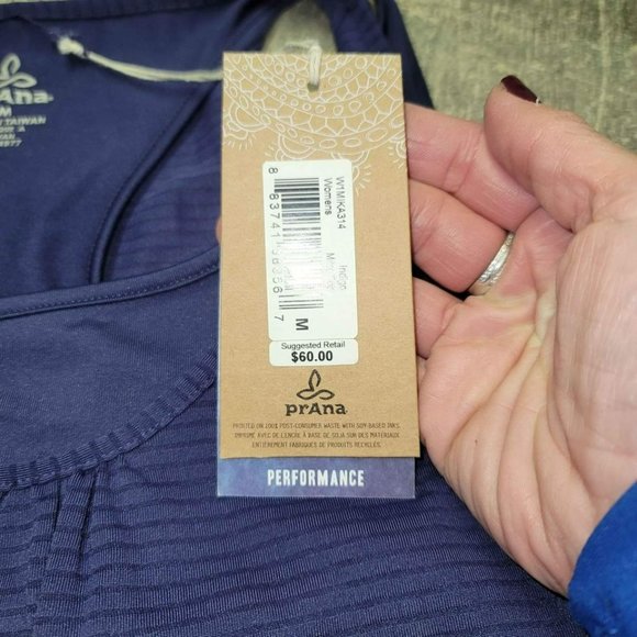 Purple Prana workout tank top size medium - Picture 3 of 6